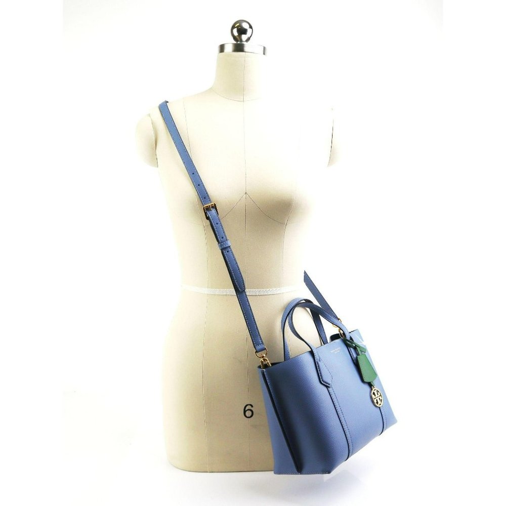 Perry Triple Compartment Satchel Tote Baby Blue - Picture 4 of 12